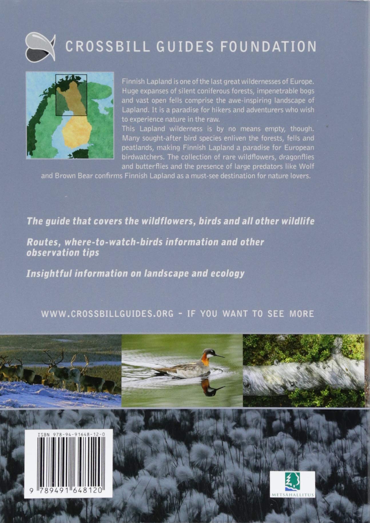 Finnish Lapland: including Kuusamo (Crossbill Guides)