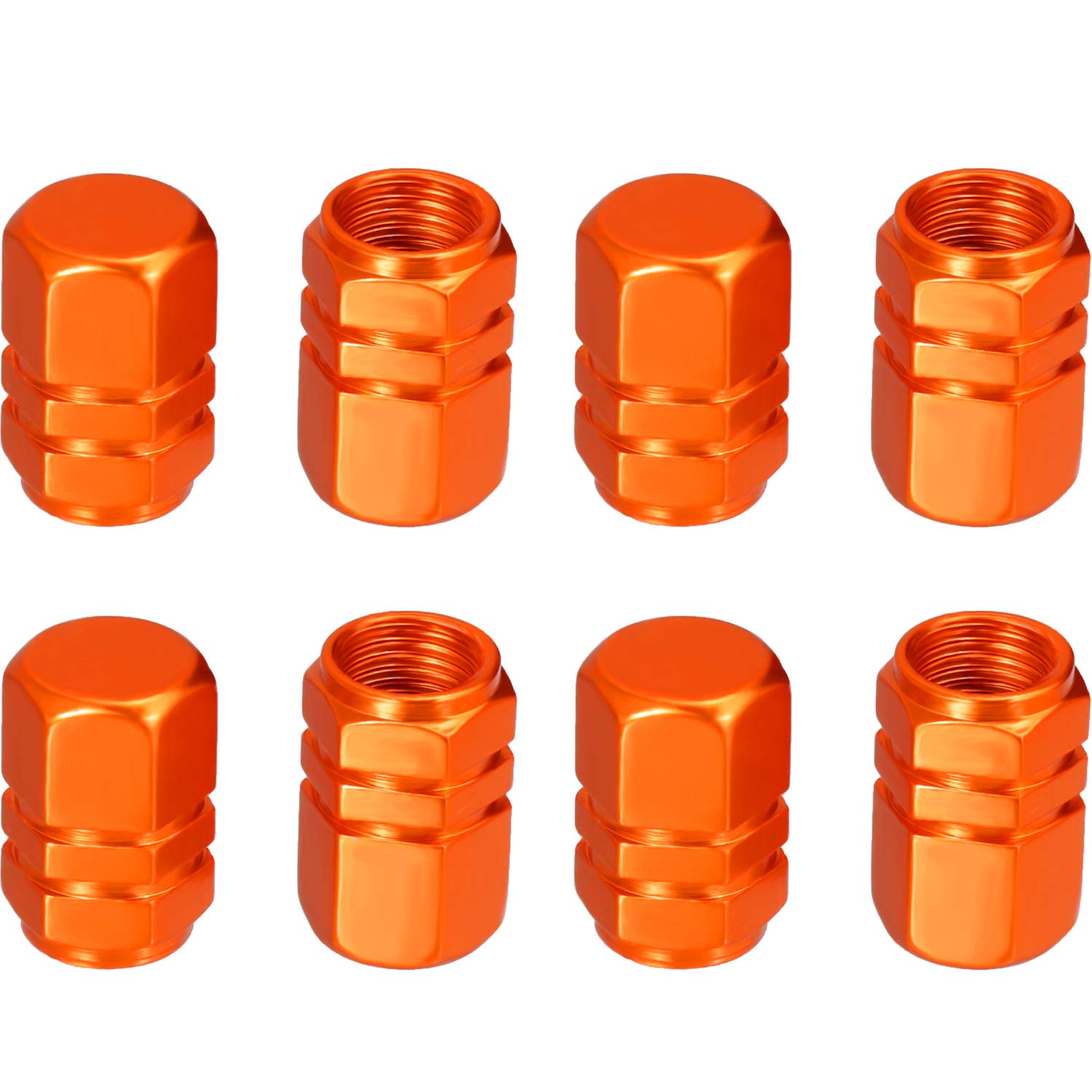 Amazon.com: Eboot 8 Pieces Orange Tire Stem Valve Caps Wheel Valve