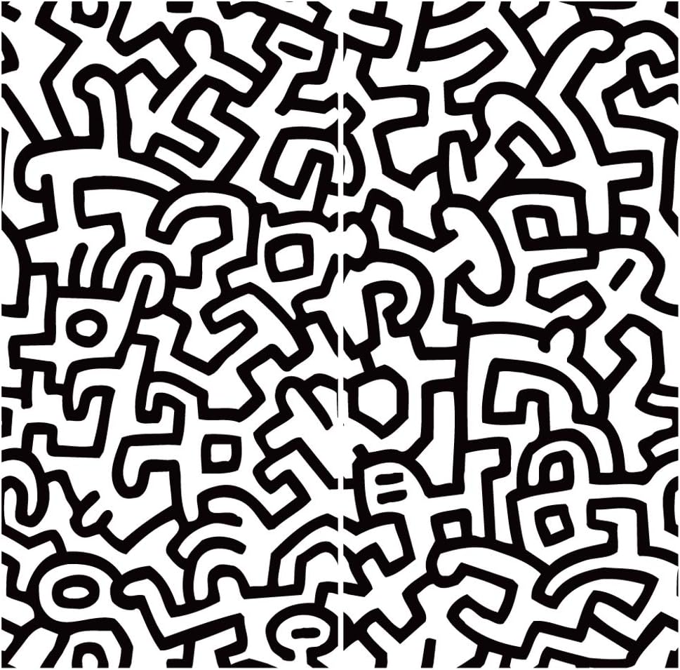 BLIK Pop Shop Pattern Wall Tiles Decals | Officially Licensed Artwork | Peel and Stick Design