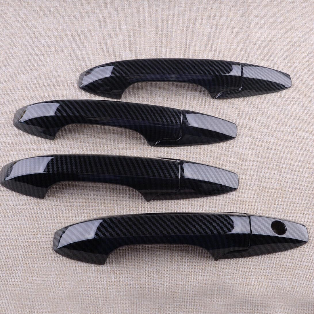 Exterior Door Handle Cover for Acura Tsx Sedan 2004 2005 2006 2007 2008 Carbon Fiber Color Car Door Handle Cover Trim Accessories