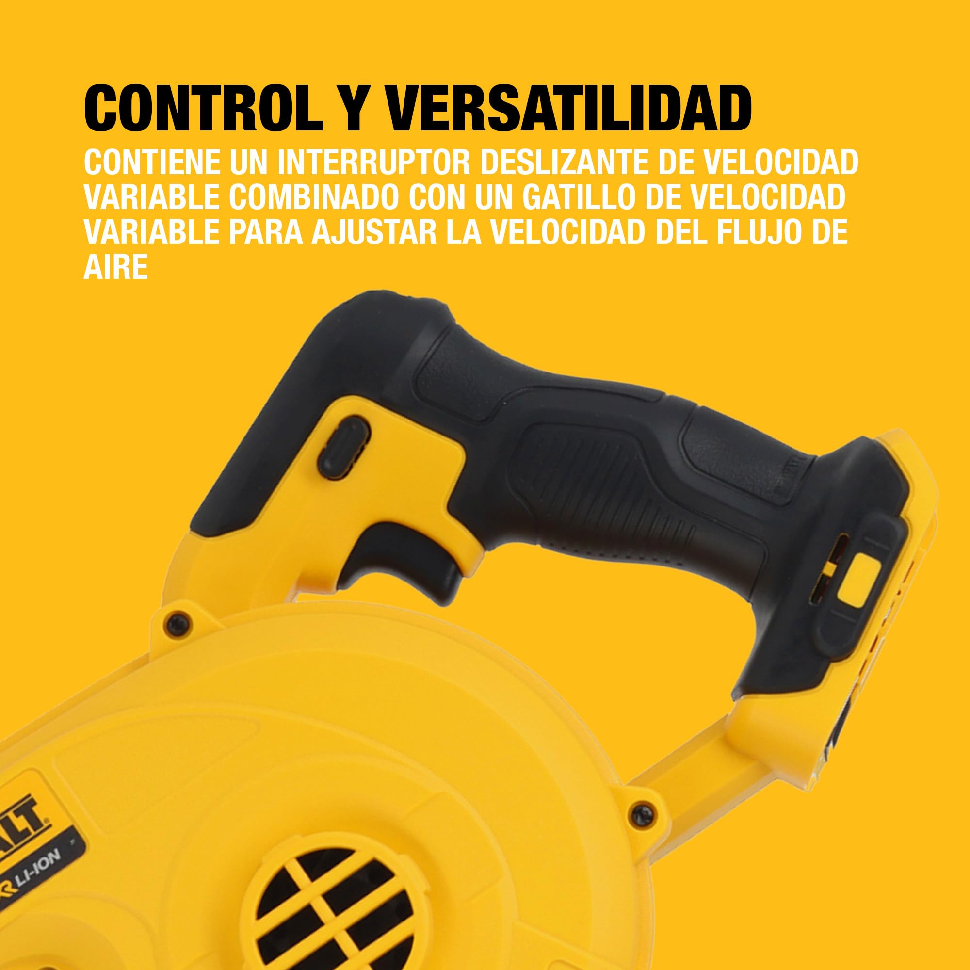 DEWALT Soplador Compacto 18V XR, Solo Herramienta, DCV100-XJ