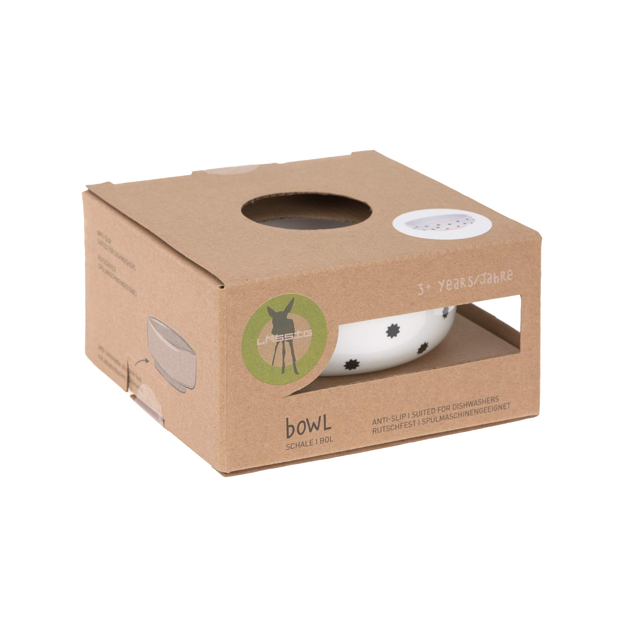 Bol En Porcelaine Pour Enfant Little Chums - Design Chien étoilé - Anti-dérapant, Micro-ondes Et Lave-vaisselle