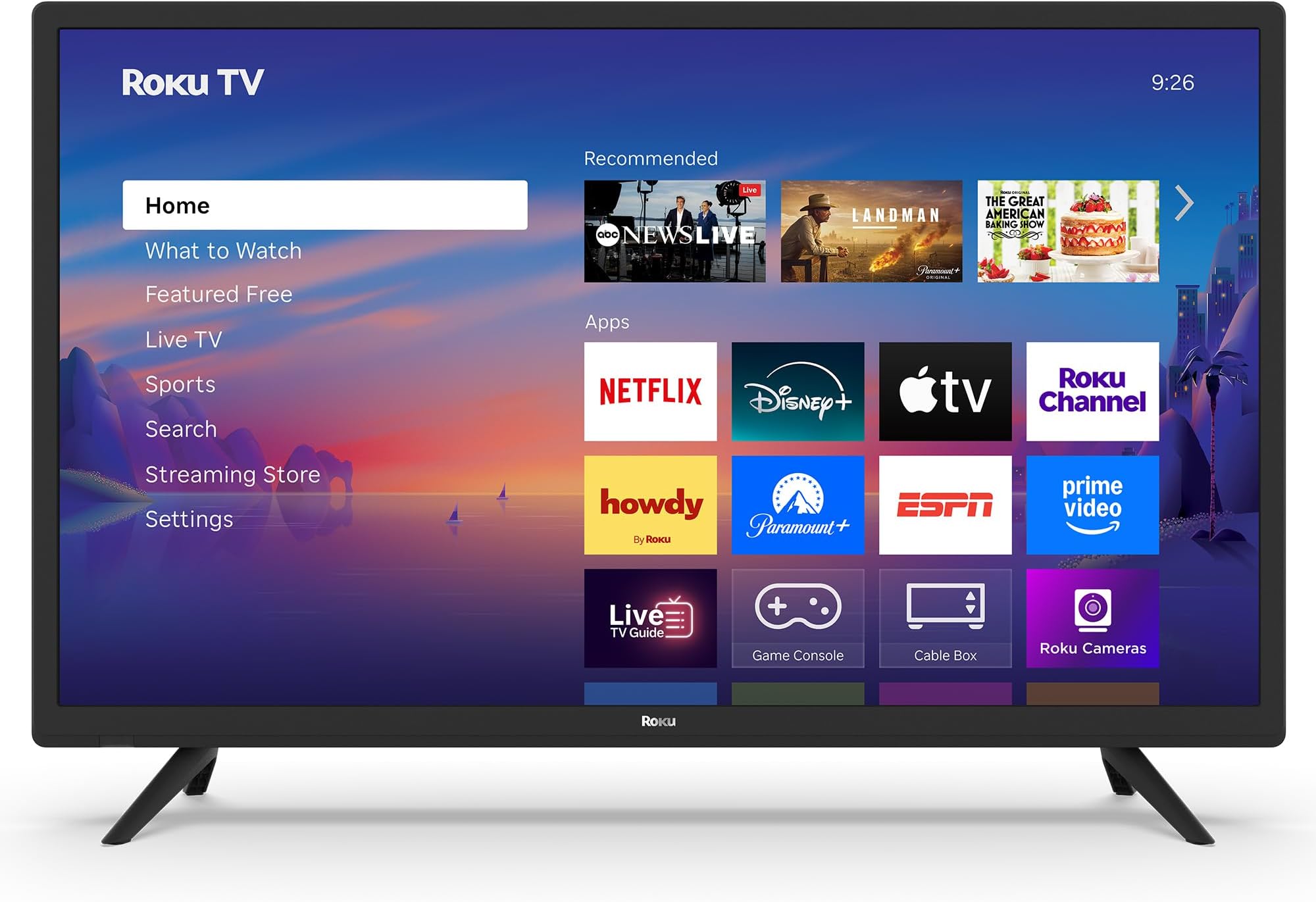 Roku Smart TV – 32-Inch Select Series 1080p Full HD RokuTV with Roku Voice Remote, Bright Picture, Customizable Home Screen – Live Local News, Sports, Gaming