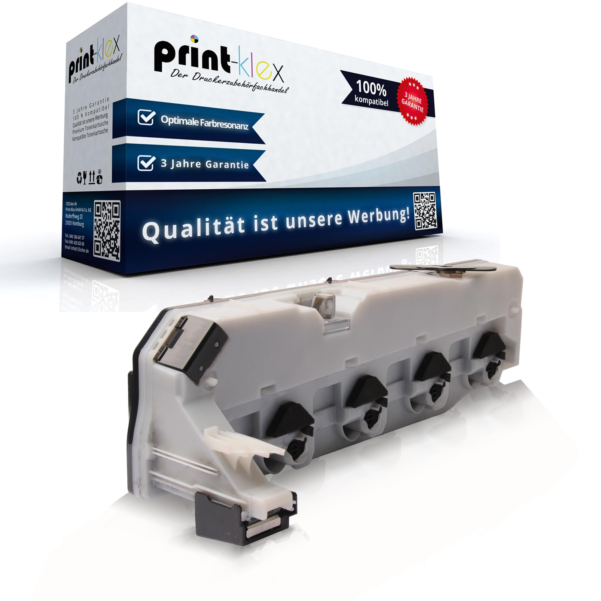 Print-Klex Bac de récupération de toner compatible avec Canon imageRUNNER Advance C 250 i C 250 iF C 255 i C 255 iF C 350 i C 350 iF FM00015000 WT201 WT-201 WT 201 Série de toner Wasteunit Office Plus