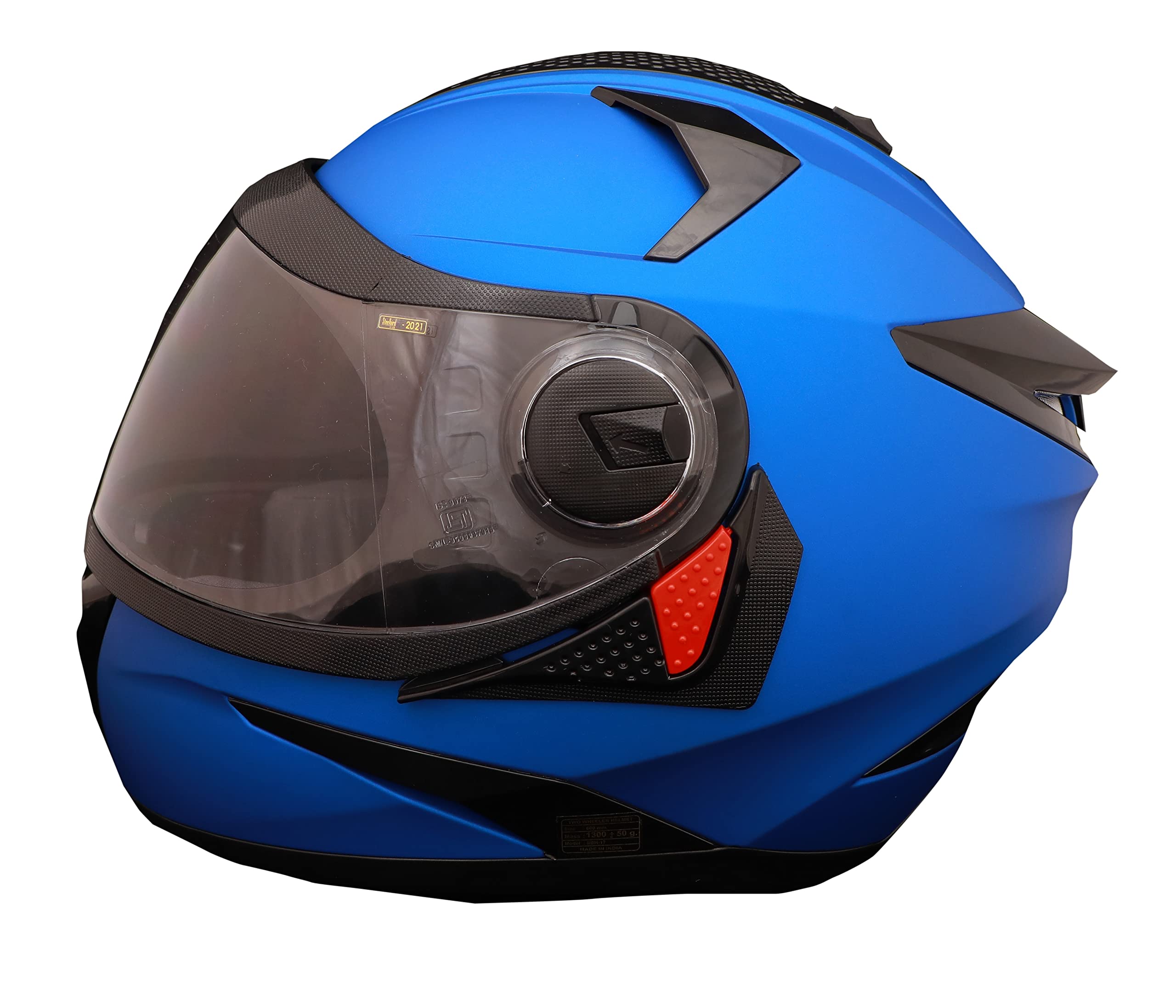 Yamaha YRB ABS Full Face Helmet (Size XL, Matt Blue) Y6AYRBBLXL21