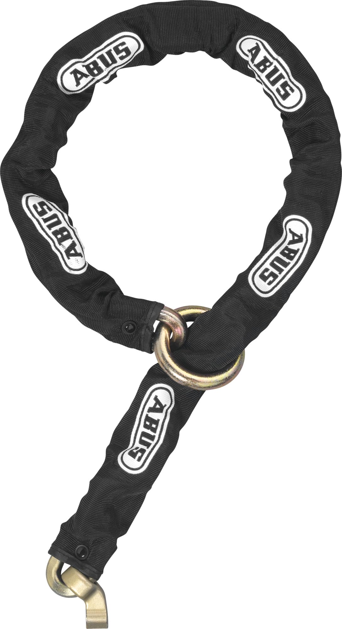 ABUS Łańcuch 12KS Loop - Łańcuch motocyklowy z pętlą - 12 mocnych łańcuchów - długość 120 cm