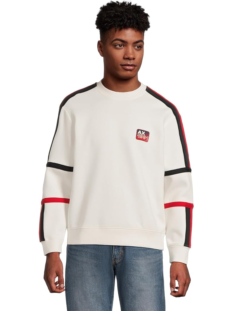 Pewter Armani Exchange 1991 Pullover Sweatshirt