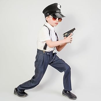 Cop Hat Klassieke politie-uniformhoed voor kinderen, verkleedhoed, voor