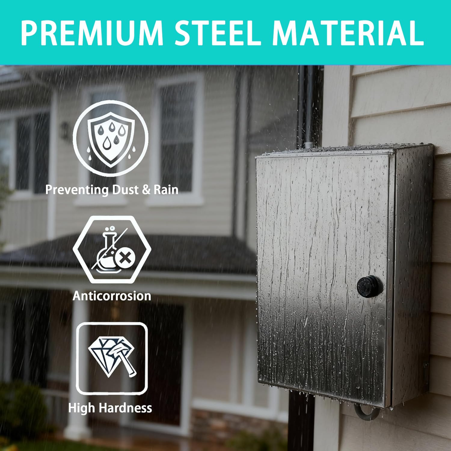 Stainless Steel Electrical Enclosure - IP66 Waterproof -3