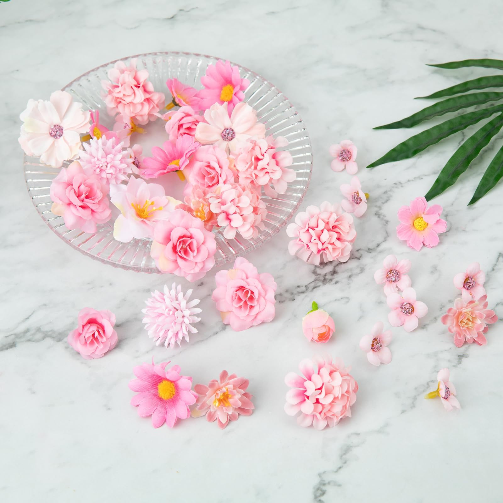 100 Pezzi Mini Teste Di Fiori Rosa Finti Teste Di Fiori Piccole Rose Di Seta Peonie Artificiale Margherite Per Fai Da Te Ghirlande