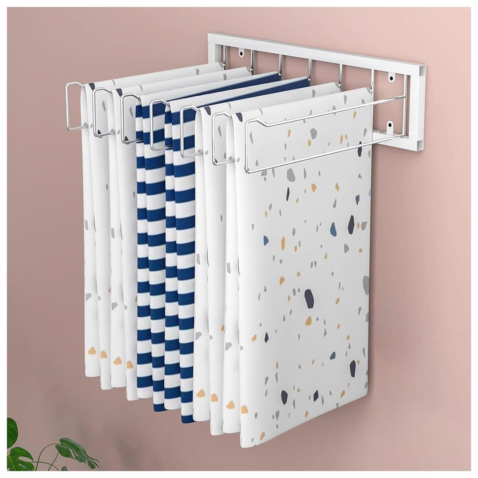 Expositor de telas de pared de 90 cm: el organizador ideal para su floristería y taller