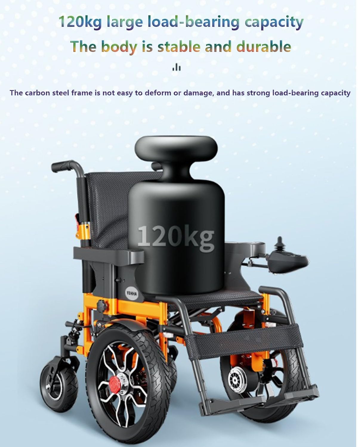 Scooter elettrici per anziani, sedia a rotelle elettrica leggera per adulti, sedie a rotelle elettriche pieghevoli, con batteria al litio rimovibile da 10 Ah, autonomia di 20 km, per anziani 12 A