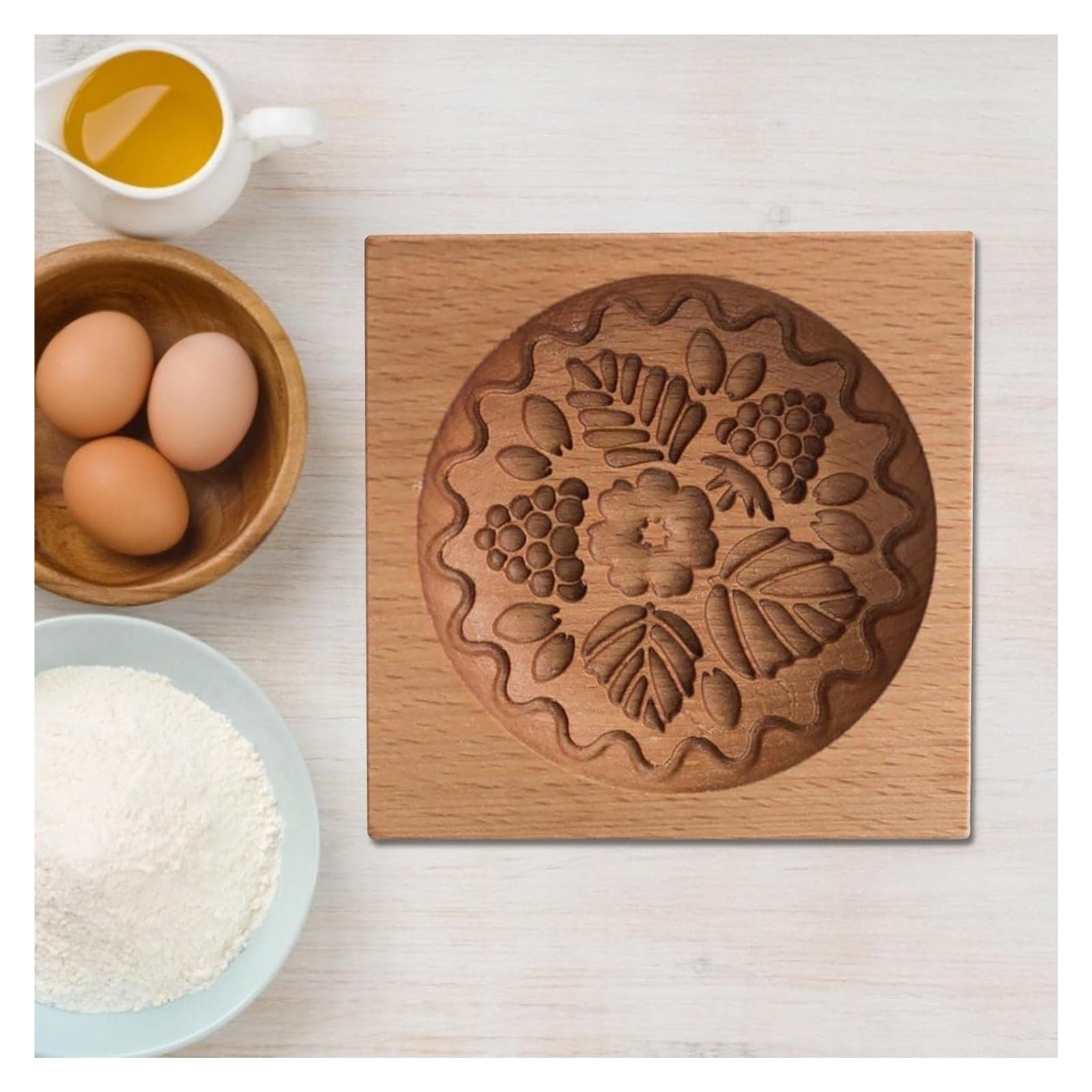 Molde para galletas, Moldes, molde tallado, sello en forma de corazón, estampado relieve, cortadores galletas