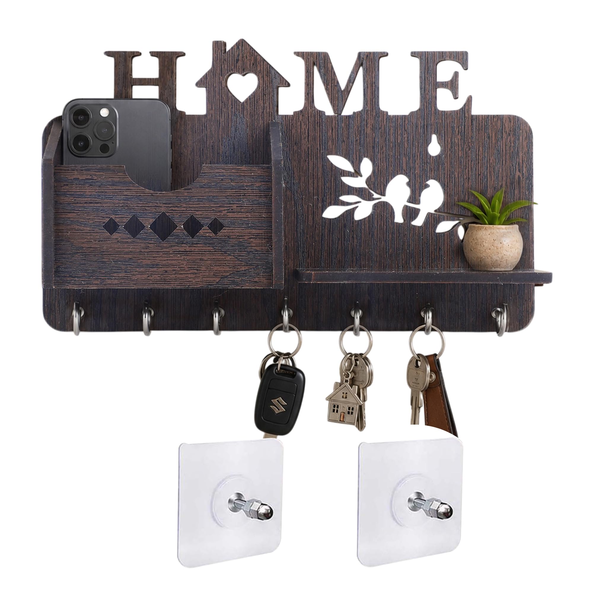 Metal Key Holder - Stylish Wall Mount -20