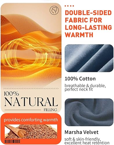 Miniatura 2 de COMOIL Almohadilla térmica para microondas para hombro y cuello, gris