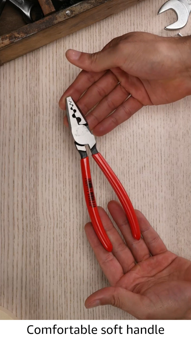 Knipex 97 71 180 Crimping Pliers for end sleeves 0,25-2,5mm with