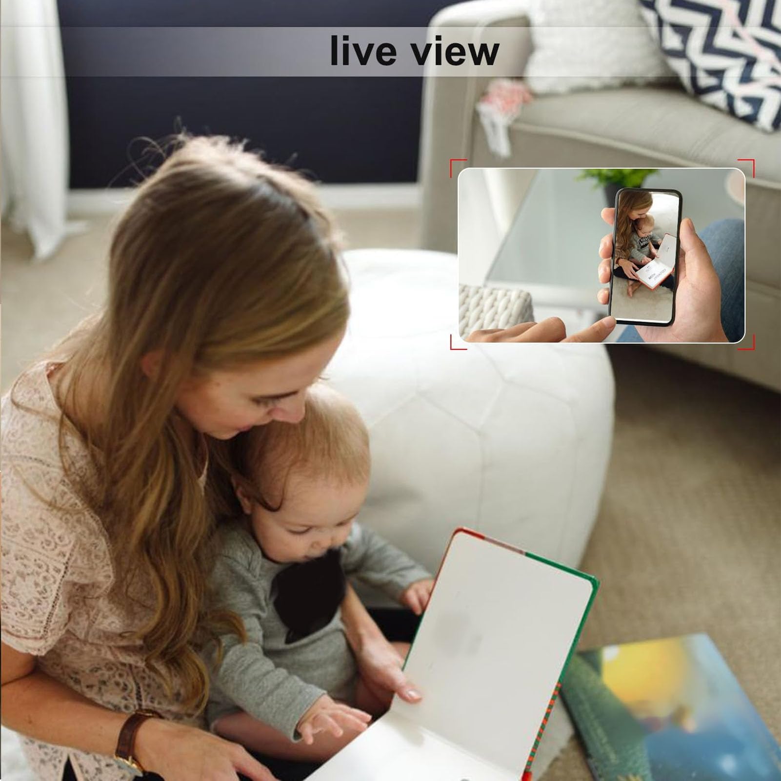 Mini Telecamera WiFi, Telecamera con Cavo con Obiettivo Flessibile HD 1080P, Mini Telecamera con Rilevamento del Movimento per la Sicurezza Domestica, Telecamera di Rilevamento