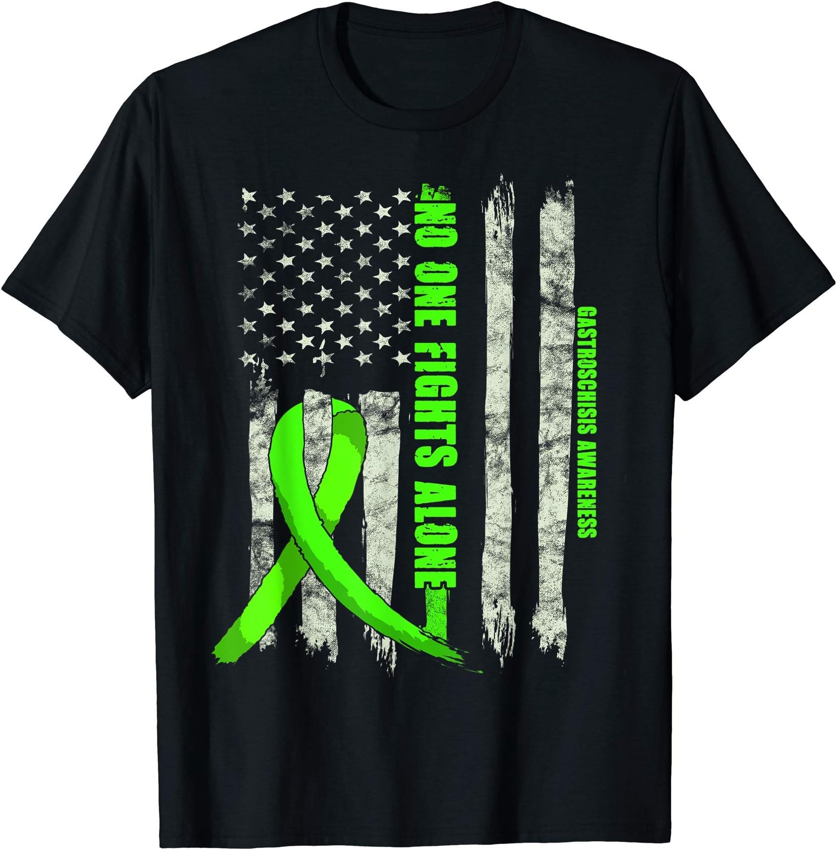 Gastroschisis Awareness congenital fissure Related Lime Gree T-Shirt