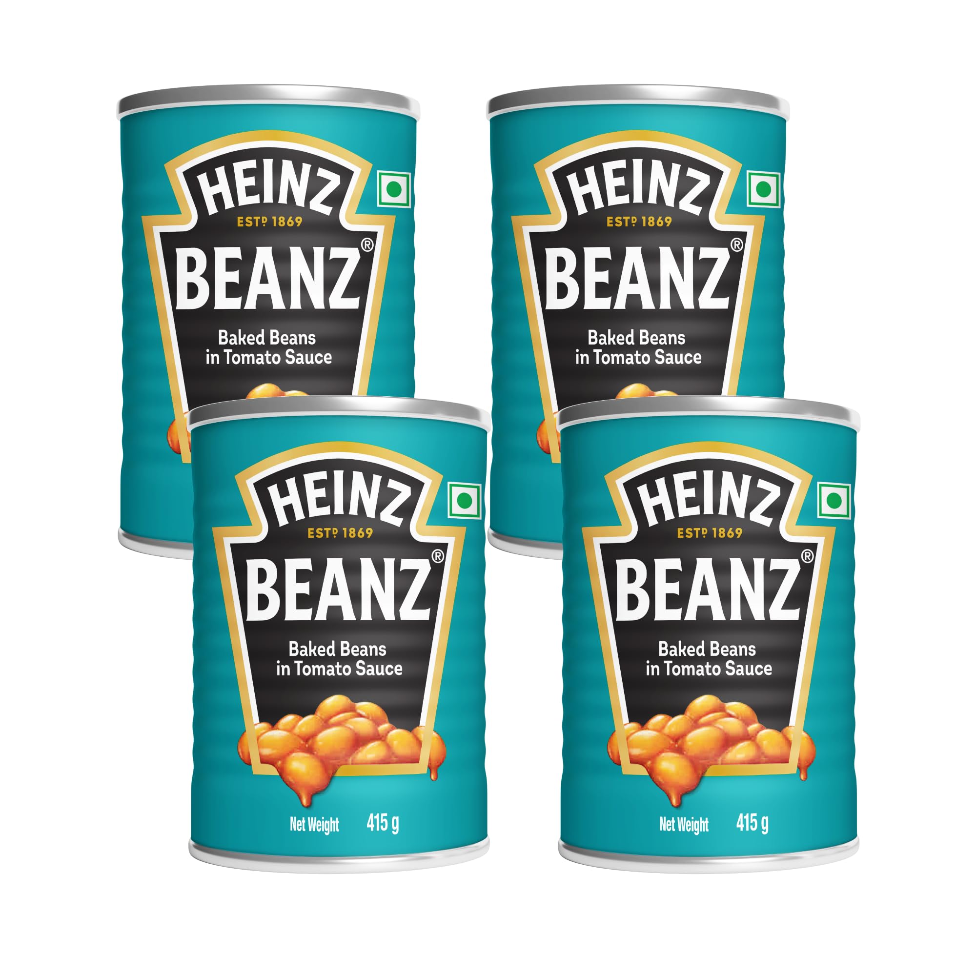 Baked Beanz, 415 Gram (Pack of 4)
