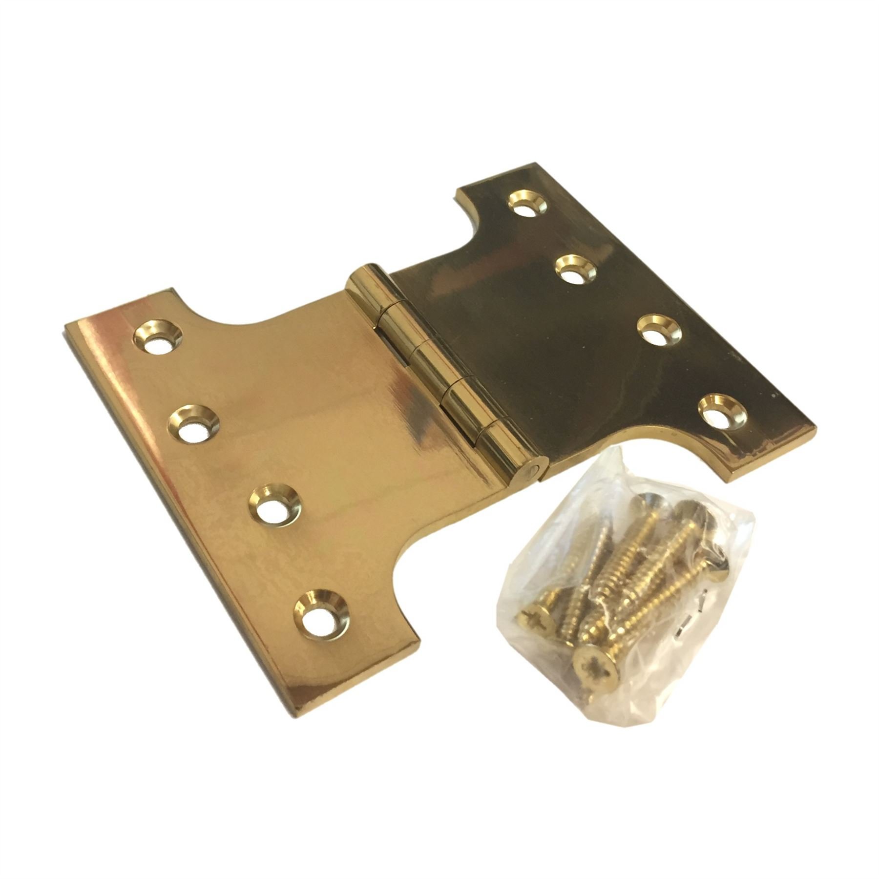 Dzina Brass Parliament Hinge 100Mm X 50Mm X 100Mm X (4 X 2 X 4 Inch) Pack Qty 1 Pair