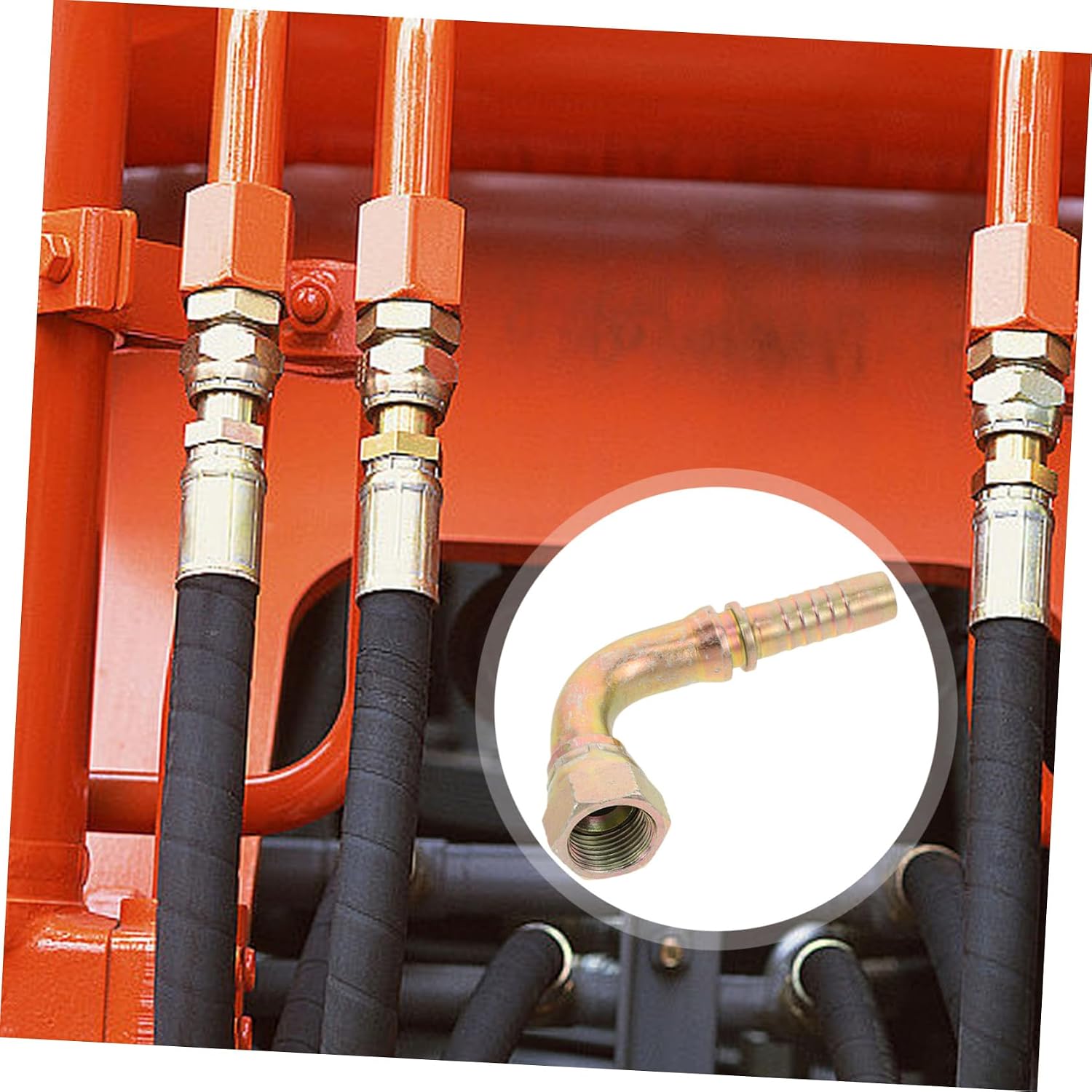 ORFOFE Small Fuel Line Adapter Oil Line Connector Quick Connect Fitting for Automotive Oil Hose High Pressure Transition Easy Installation