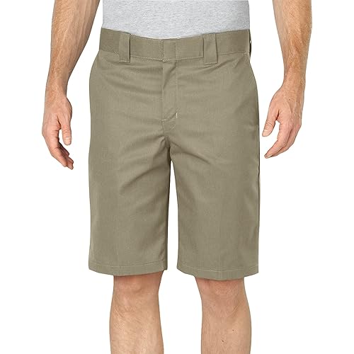 Dickies Men's 11 Inch Relaxed-Fit Stretch-Twill Work Short
