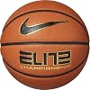Nike Elite Championship Basketball 8P 2.0 – Premium Indoor Outdoor Basketball – Competition Basketball – Delivered Deflated, Amber/Black/Metallic Gold/Black, 7