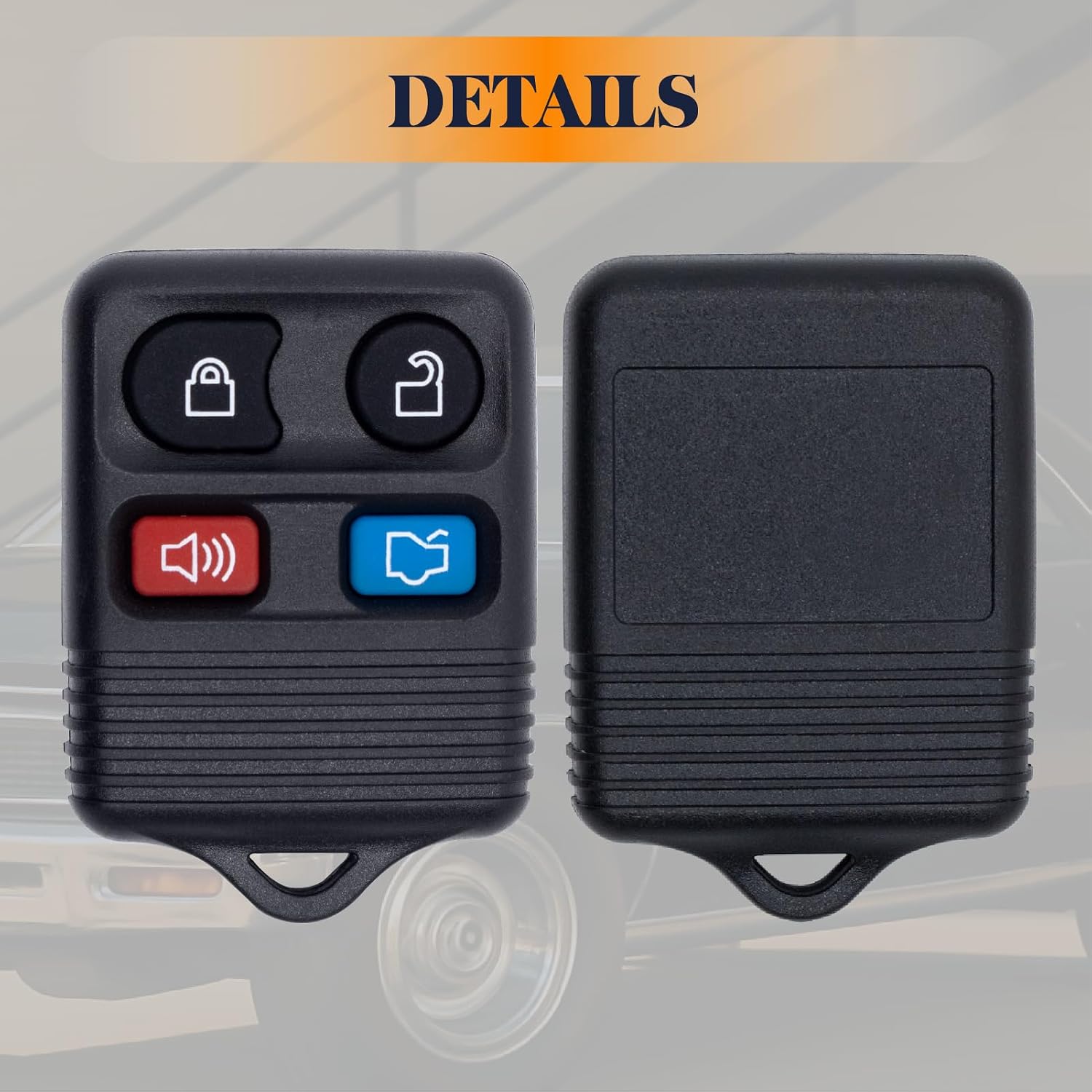 Key Fob Keyless Entry Fits for 1999-2014 Ford Mustang Focus Explorer Sport Expedition Taurus Escape Edge Thunderbird Lincoln Town Car Mercury Remote Control Replacement CWTWB1U311 CWTWB1U345