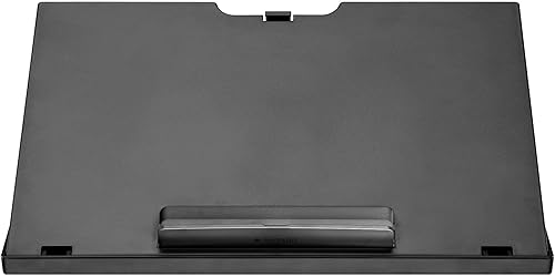 Miniatura 7 de Navaris Bandeja para laptop, escritorio ajustable para oficina en casa, mesa de soporte para tableta o teclado con cojín, bandeja de dibujo ligera