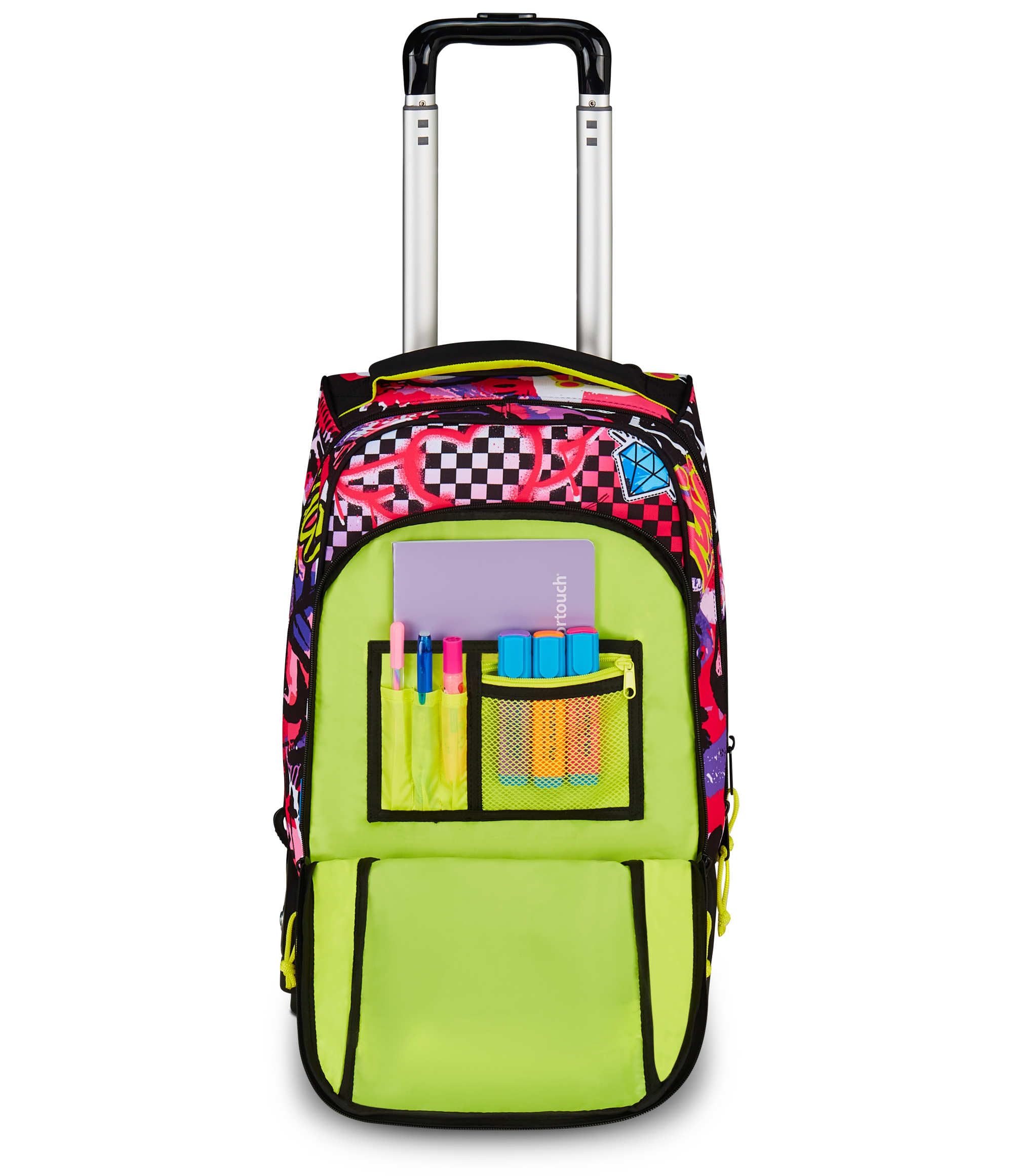 Mitama Trolley DR Scuola URBAN QUEEN, 34 Lt, Rosa, Tasche multifunzione, Spallacci uso zaino, Per bambine e ragazze, scuola elementare e media, Tempo libero e viaggi