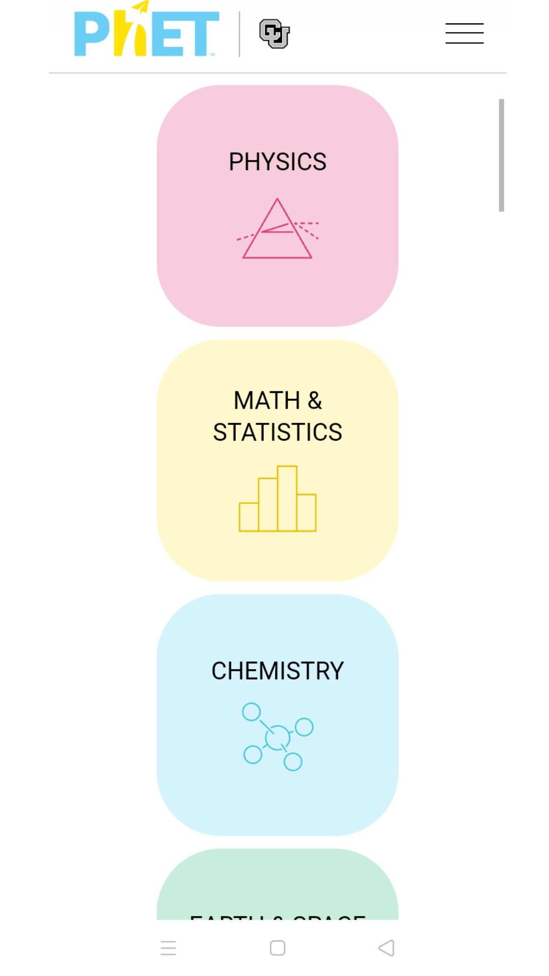 PhET Interactive Simulations Educational - App on Amazon Appstore