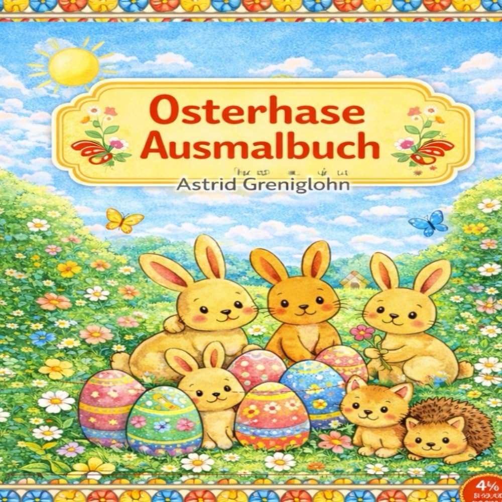 Osterhase Ausmalbuch: Für kleine Entdecker ab 4 Jahren mit 35 faszinierenden Ausmalbildern