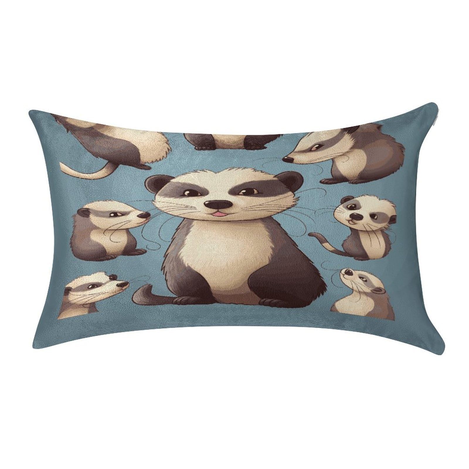 Btcowzrv Style Hairy Ferret Pillow Cover Pillow Case Pillowcase