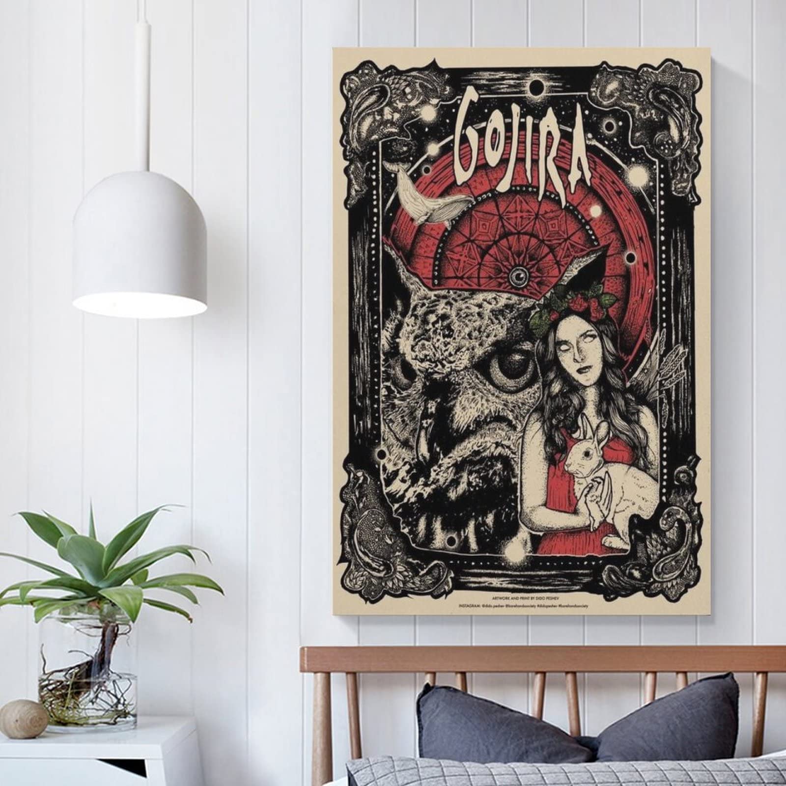 Poster Sur Toile Gojira Magma Tour Europe - 40 X 60 Cm - Décoration Murale Salon, Chambre - Affiche HD Imprimée Sur Toile Impression HD 40x60 Cm Poster Sur Toile Gojira Magma Tour Europe - 40 X 60 Cm - Décoration Murale Salon, Chambre - Affiche HD Imprimée Sur Toile Impression HD 40x60 Cm