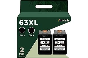 Remanufactured Ink Cartridge Replacement for HP Ink 63XL Black