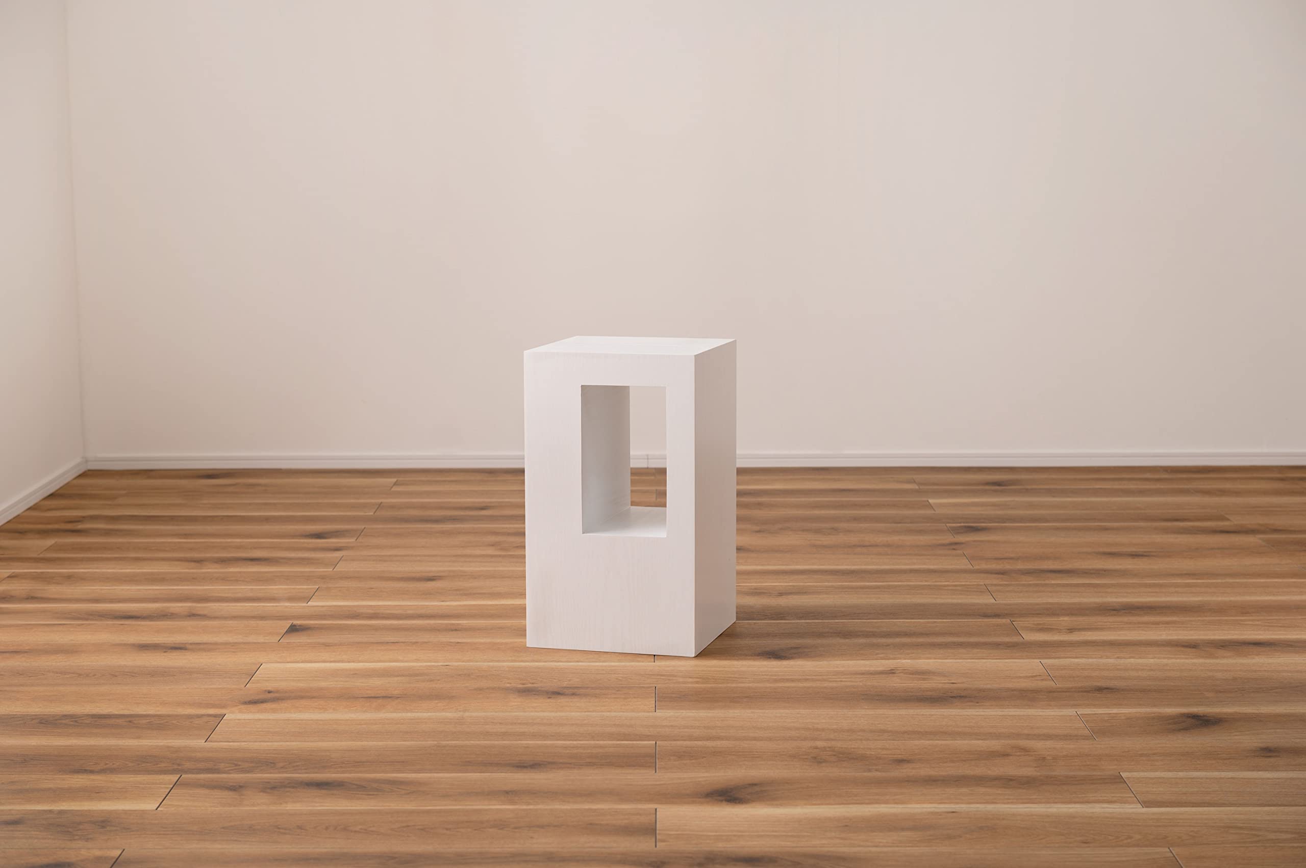 Amazon | AZUMAYA セル サイドテーブル CEL-70WH ※スツールとしても