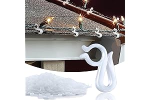 100 Pack Christmas Light Clips - Weatherproof ShineBright Lights for Your Home