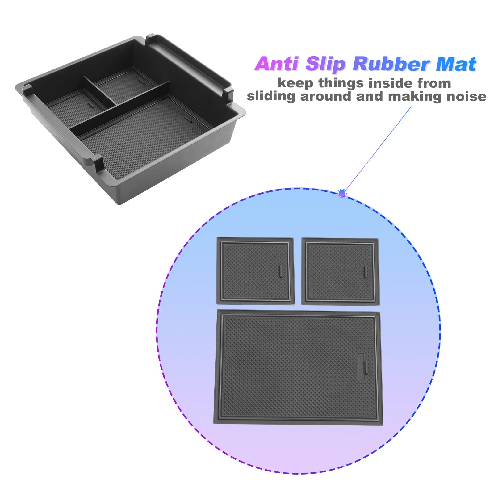 Yumzeco Compatible With 2023 Hnoda CRV Center Console Dashboard Organizer Tray,2023