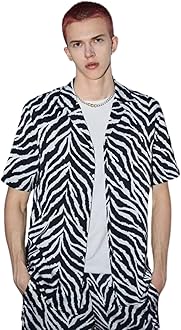 Leriya Fashion Men's Rayon Shirt - Summer Button Down Shirts | Half Sleeve Printed |Formal |Casual Stylish Shirt's for Man