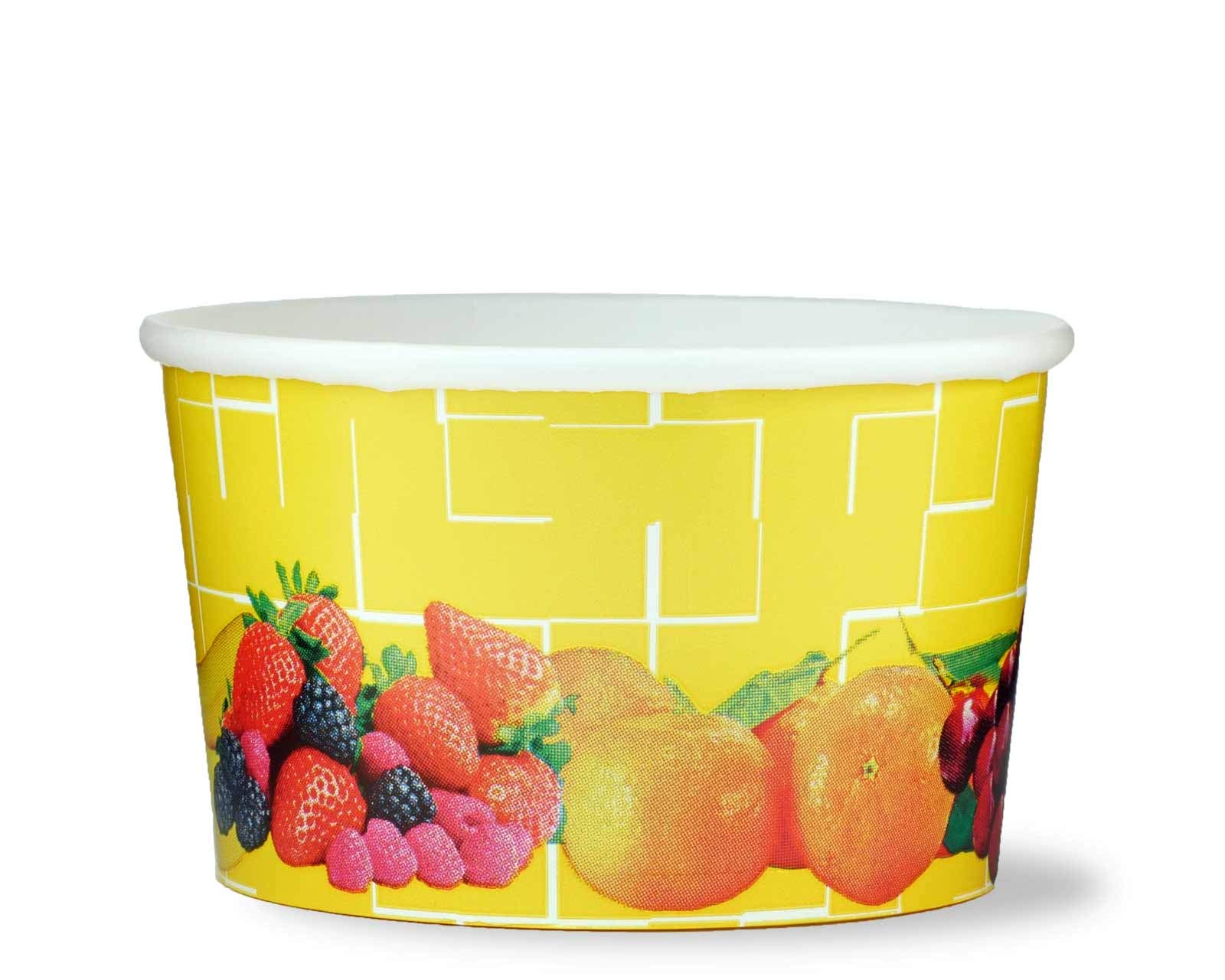 Octopus 200x coppe gelato di carta 260 ml