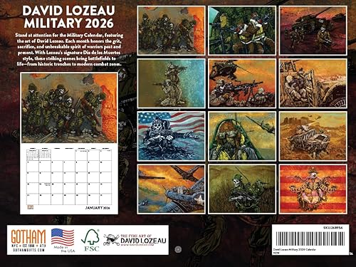 Vista 26 de Fighter Jet Calendario 2026 Aviation Jets Calendario mensual de pared de 12 meses Fabricado en Estados Unidos