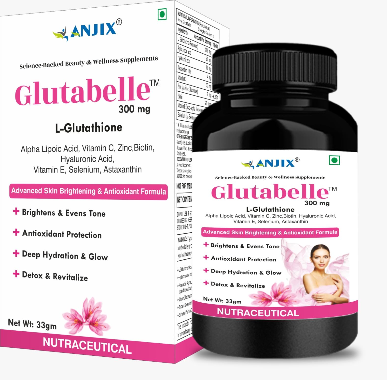 L Glutathione (Glutabelle) 300 mg Tablets, 30 Tablets — Amazon image 2