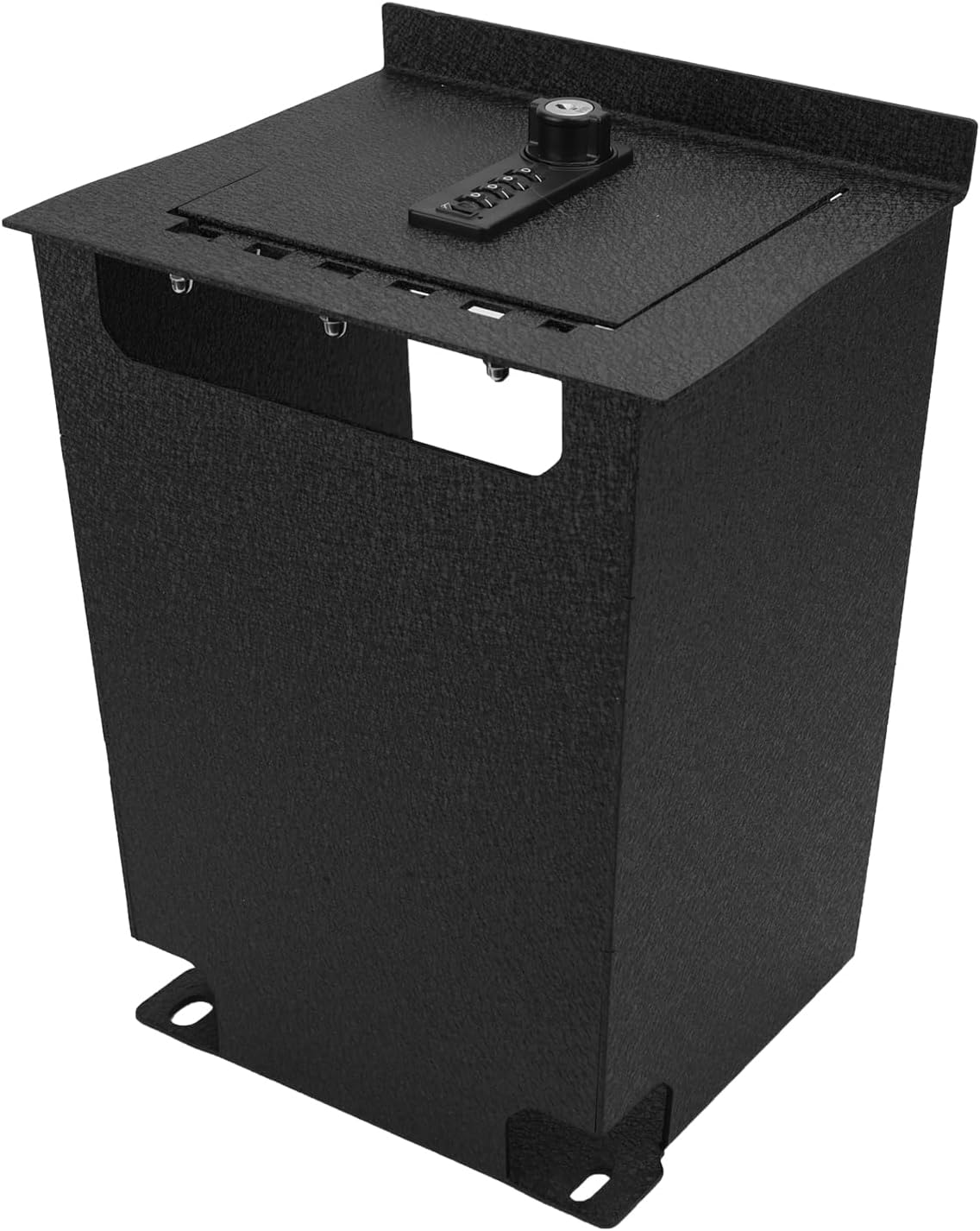 Center Console Gun Safe Vault - WASAI Vehicle Safe Vault Compatible with Toyota Sienna 1500 2011-2020, Anti-Theft High Security Armrest Lock Box with 4-digit Lock with Password Retrieval Key.