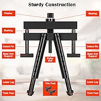 Vista 5 de Conjunto universal de extractor de revestimiento de cilindro – Extractor de revestimiento de cilindro de motor diésel resistente utilizado para Mack