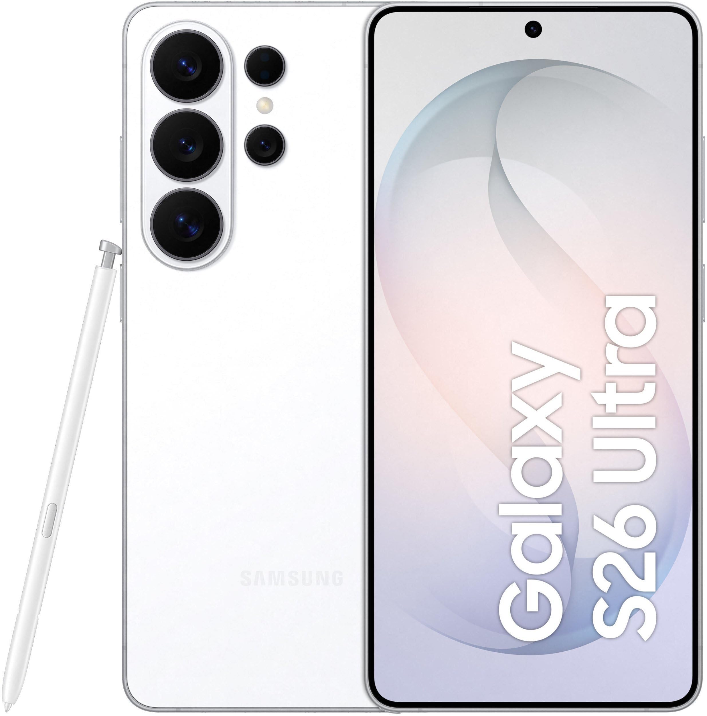 Samsung Galaxy S26 Ultra 5G (​​​GSM​​, International​ Version)​ SM-S948B 256GB ​Storage 12GB RAM​ Android 16​ Factory Unlocked ​Smartphone​​ (White)