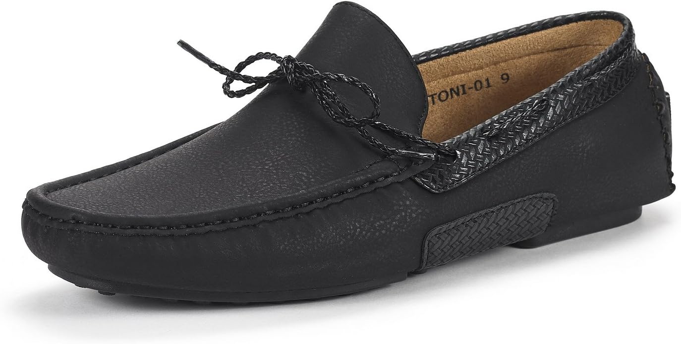 Bruno Marc Men's Santoni-01 Penny Loafers Moccasins Shoes
