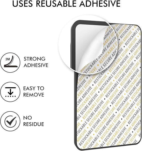 AHASTYLE Card Holder for Back of All iPhone Series A- Black | with MagSafe Strong MagneticRFID Shielding Silicone Wallet for iPhone MagSafe Phone Case