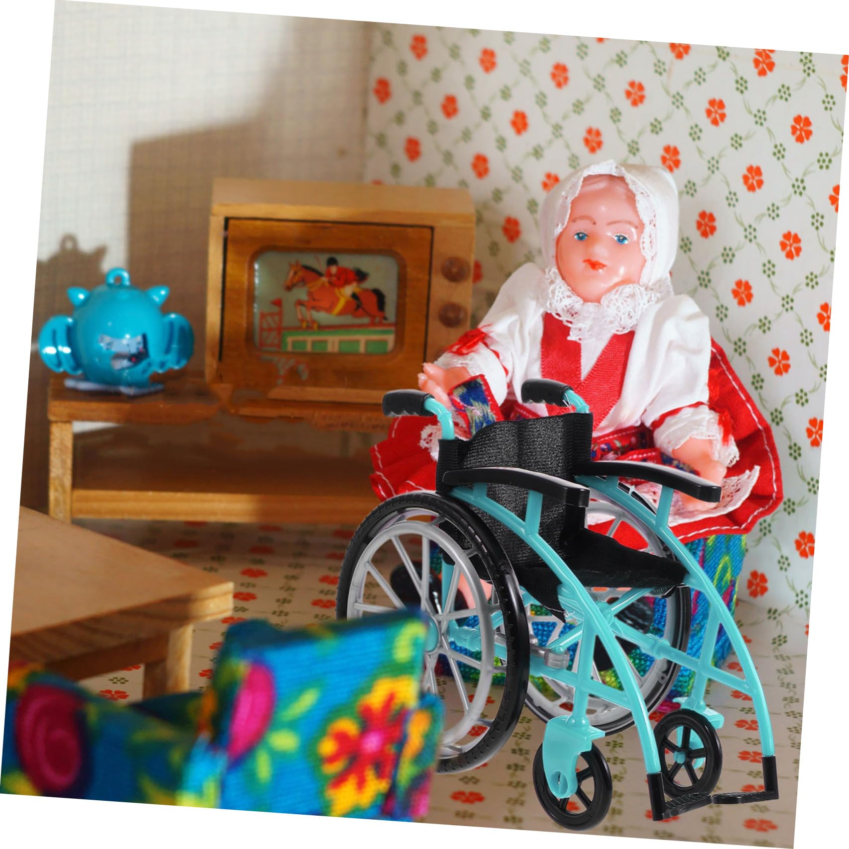 Amazon | 1セットドールハウスドクターおもちゃセット車いす