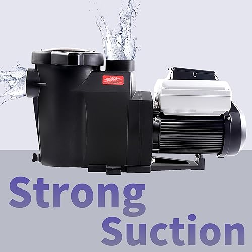 Miniatura 6 de BLUE WORKS Bomba de piscina de velocidad variable en tierra, bomba de piscina enterrada 2HP, 220-240V, 2 años de garantía de EE. UU., BLPVS2020P