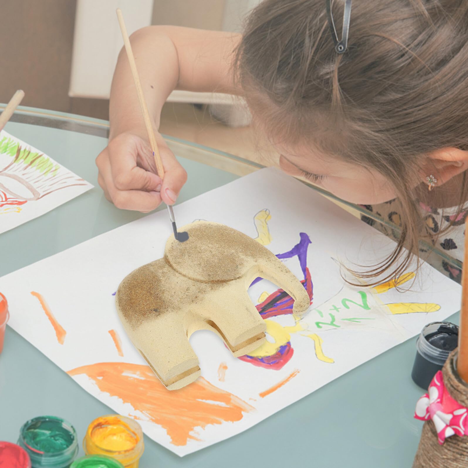 DOITOOL 2 Stück Kleiner Elefant zum Selbermachen für Kinder